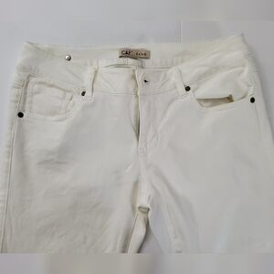 CAbi Women's White Jeans